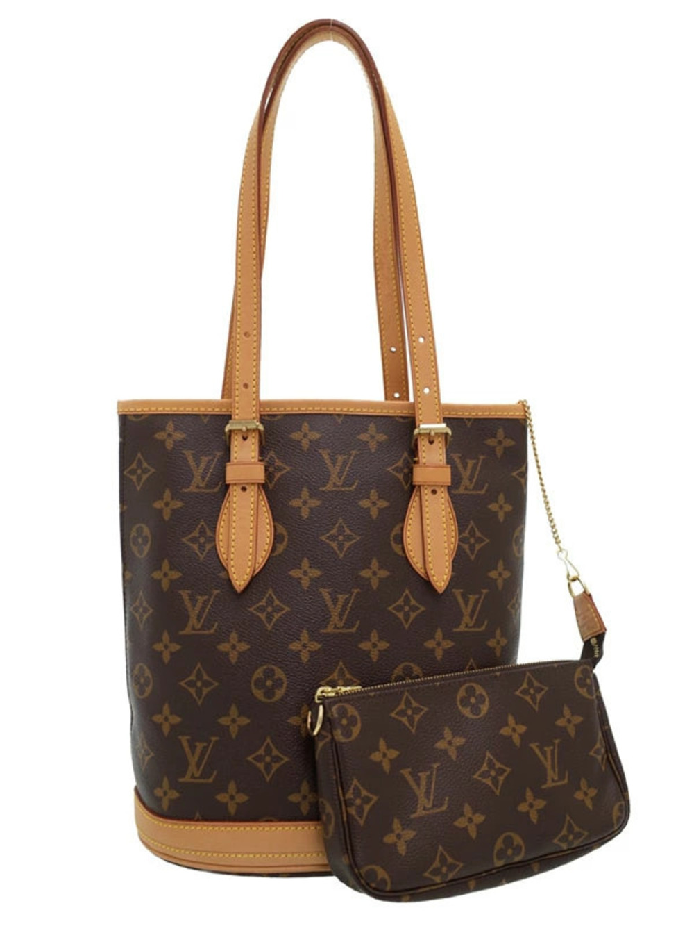 Louis Vuitton Monogram Bucket Shoulder Bag